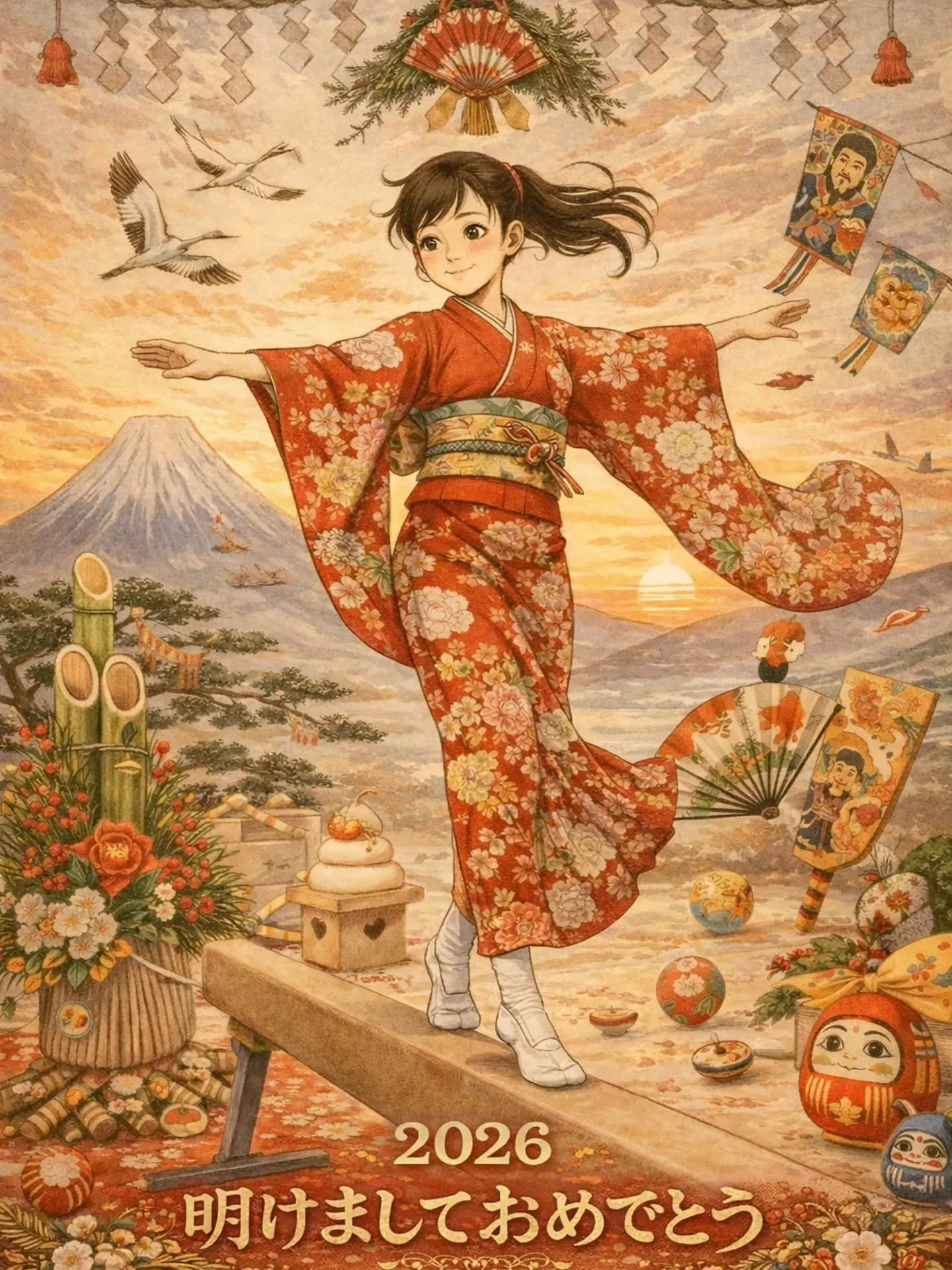 本年もどうぞよろしくお願い致します🤸